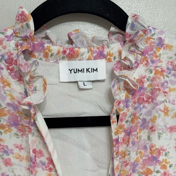 Floral Pink Ruffle Dress - Picture 4 of 6